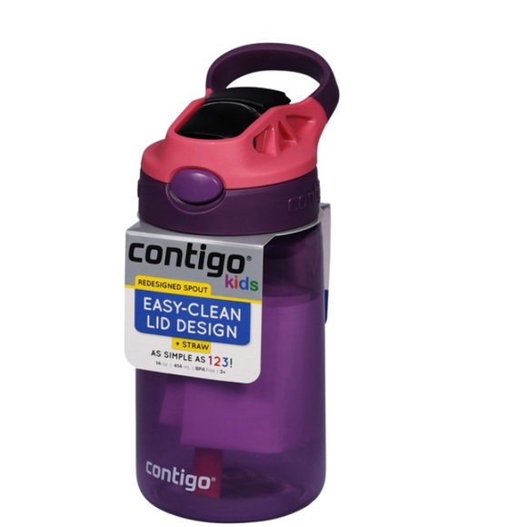 Purple Contigo Water Bottle Spill & Leak-Proof New - Picture 2 of 2